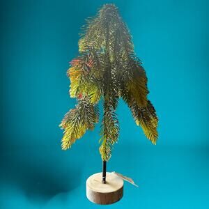 New! Office Classroom Tabletop Mini Christmas Tree Pine 14 Inches Tall Ho HO ho